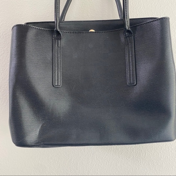 BEBE Aubrey black Satchel Purse - Picture 4 of 7